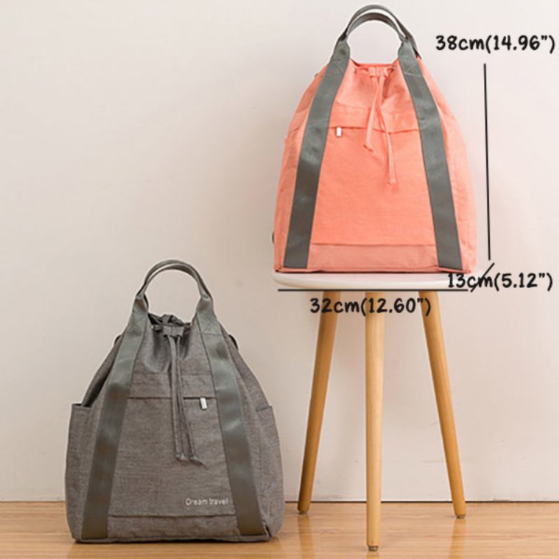 Γυναικεία Αδιάβροχη Τσάντα Duffel Με Κορδόνι Ταξιδιού Μεγάλης Χωρητικότητας