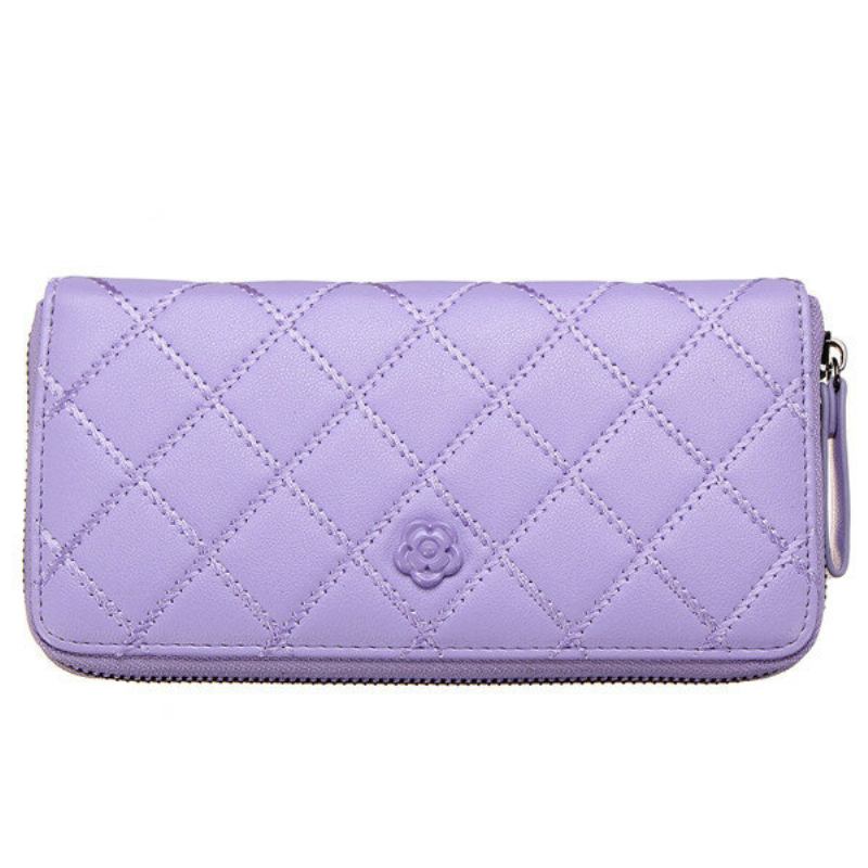 Γυναικεία Casual Long Card Bag Leisure Grain Wallet