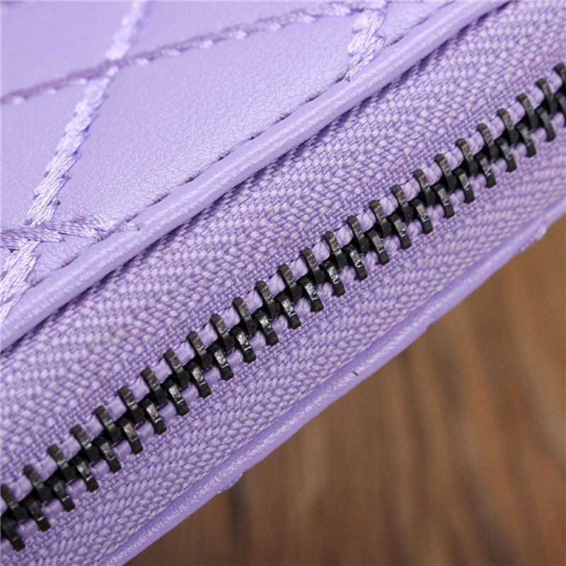 Γυναικεία Casual Long Card Bag Leisure Grain Wallet