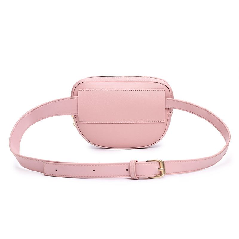 Γυναικεία Chain Waist Bag Solid Phone Bag Τσάντα Χιαστί