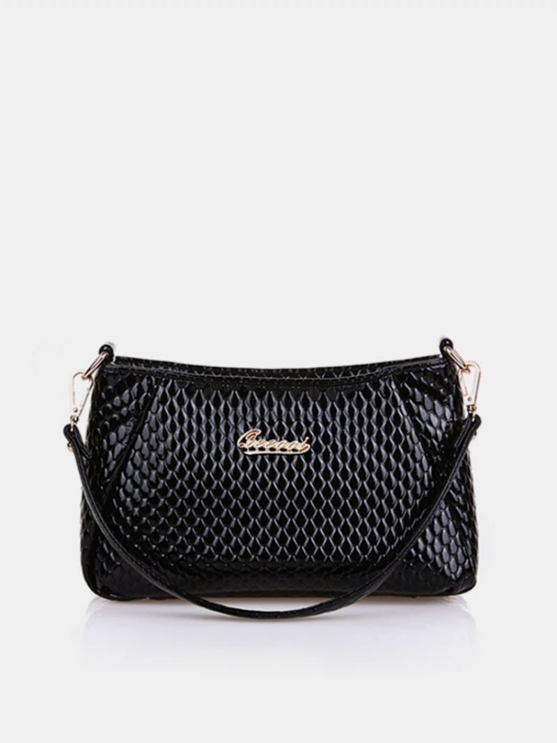 Γυναικεία Pu Crocodile Crossbody Τσάντα Ώμου Αγορών