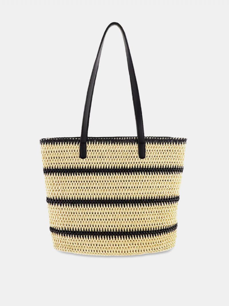 Γυναικεία Straw Sweet Casual Τσάντα Παραλίας Μεγάλης Χωρητικότητας Με Μόδας Για Κινητό Τηλέφωνο