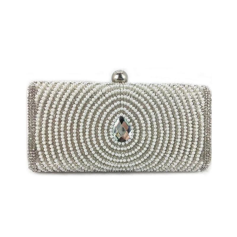Γυναικείες Τσάντες Clutch 2023 Κομψή Βραδινή Τσάντα Με Διακόσμηση Από Κρύσταλλο Και Μαργαριτάρια Μοντέρνο Ασορτί Συμπλέκτη Για Βραδινά Πάρτι