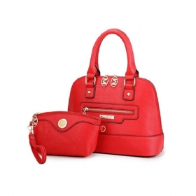 Γυναικείες Τσάντες Ώμου 2 Τμχ Casual Elegant Hanbbags Ladies Leisure Shopping