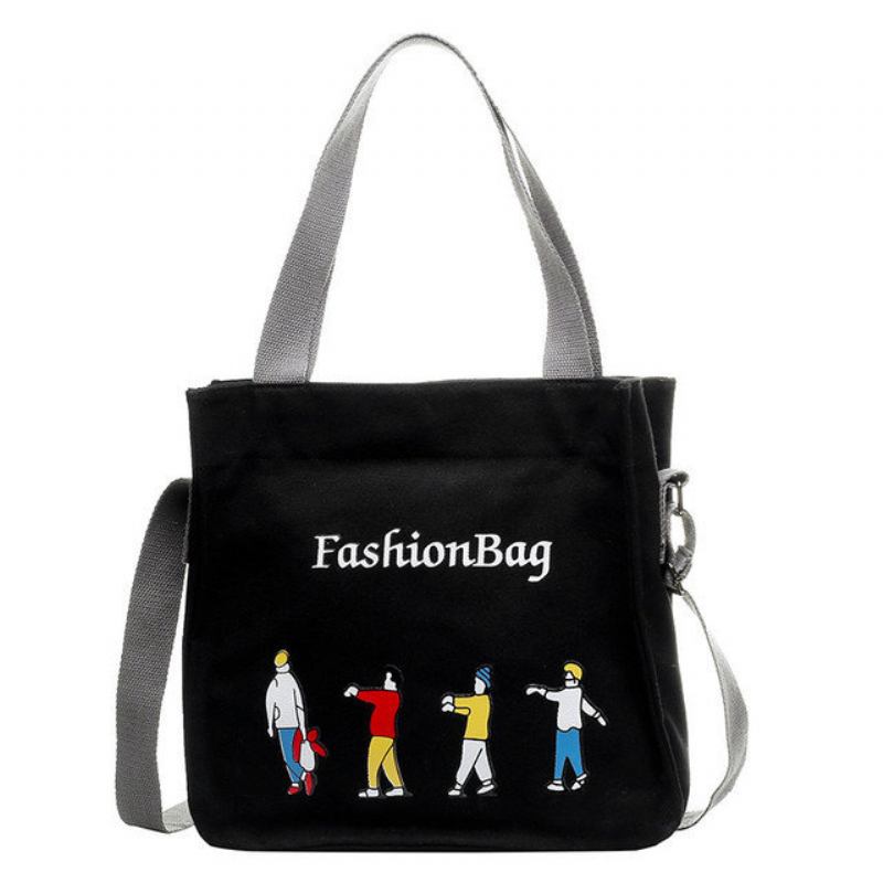 Μικρή Fresh Art Casual Τσάντα Ώμου Χαριτωμένη Άγρια Πάνινη Γυναικεία Κρεμάστρα Μεγάλης Χωρητικότητας Φορητή Φοιτητική