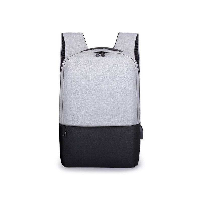 Μινιμαλιστικό Oxford Cloth Casual Student Backpack Εξανθρωπισμένη Αδιάβροχη Τσάντα Ώμου Ταξιδιού Φορητού Υπολογιστή Με Φόρτιση Usb