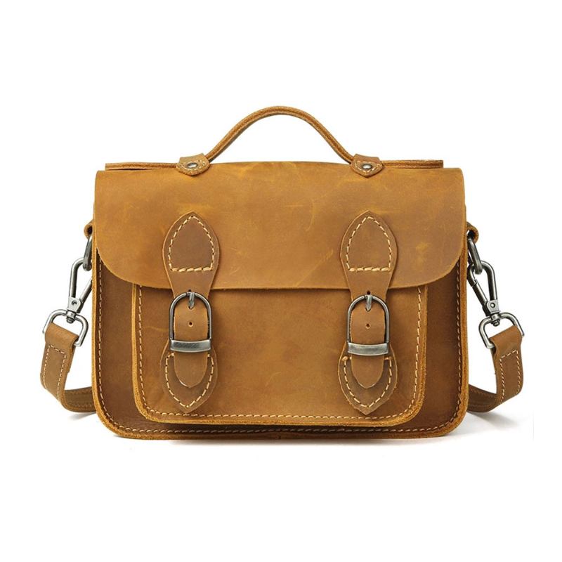 Μόδα Γυναικεία Τσάντα Ώμου Crossbody First Layer Δερμάτινες Casual Τσάντες Από Δέρμα Αγελάδας