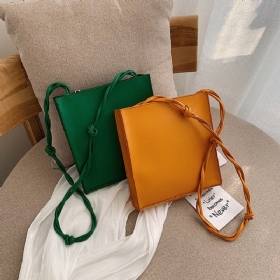 New Tide Net Red Fashion Τσάντες Wild Simple Pu Bag Texture One Shoulder Μικρή Τετράγωνη Τσάντα