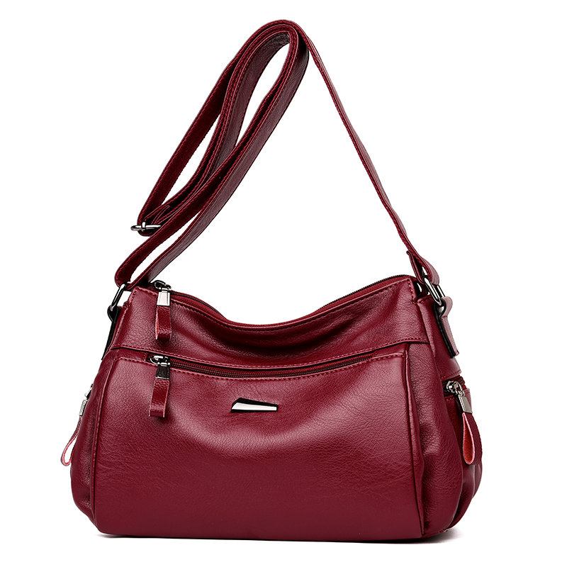 Τσάντα Leisure Messenger Για Γυναίκες Από Μαλακό Δέρμα