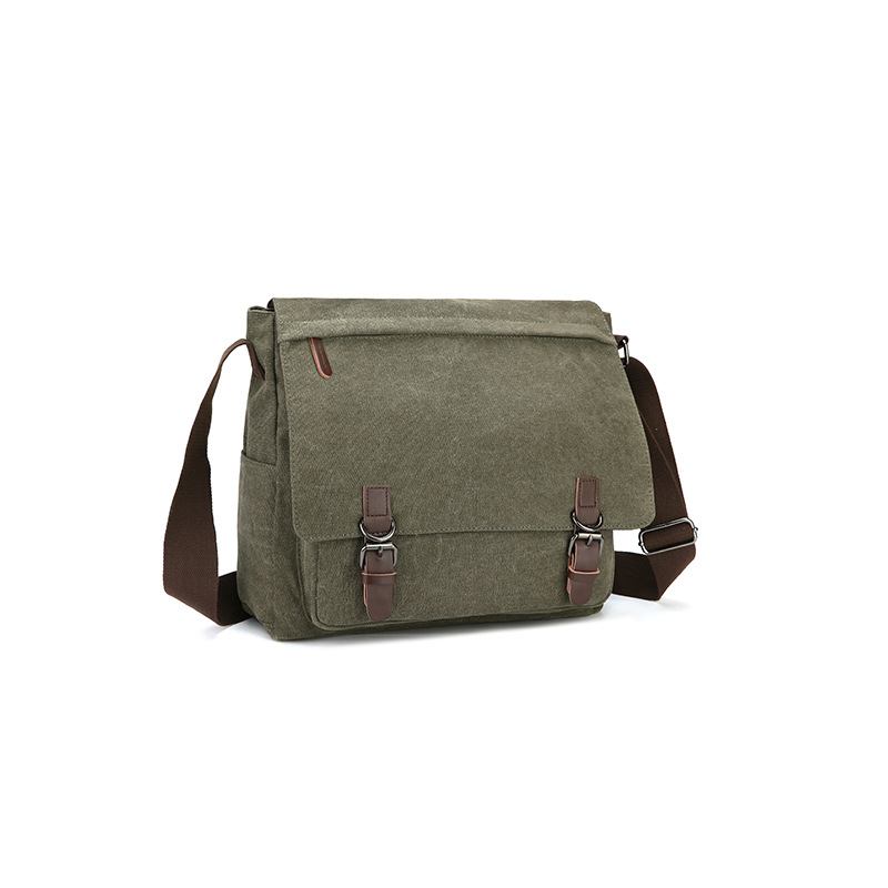 Τσάντα Messenger Shoulder Bag Wild Canvas Bag Practical Business Computer Cag Κορεατική Street Fashion Style