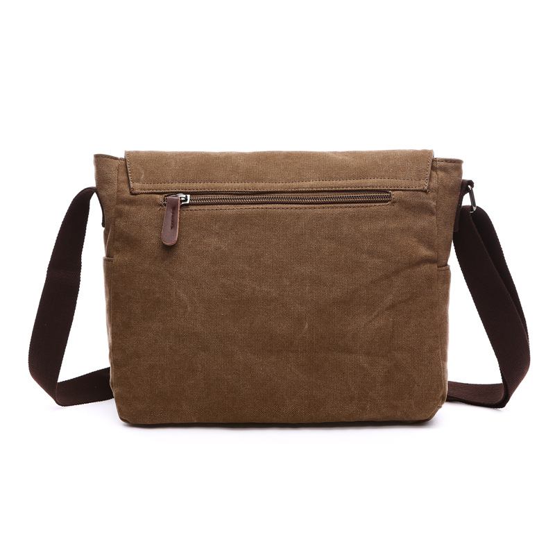 Τσάντα Messenger Shoulder Bag Wild Canvas Bag Practical Business Computer Cag Κορεατική Street Fashion Style