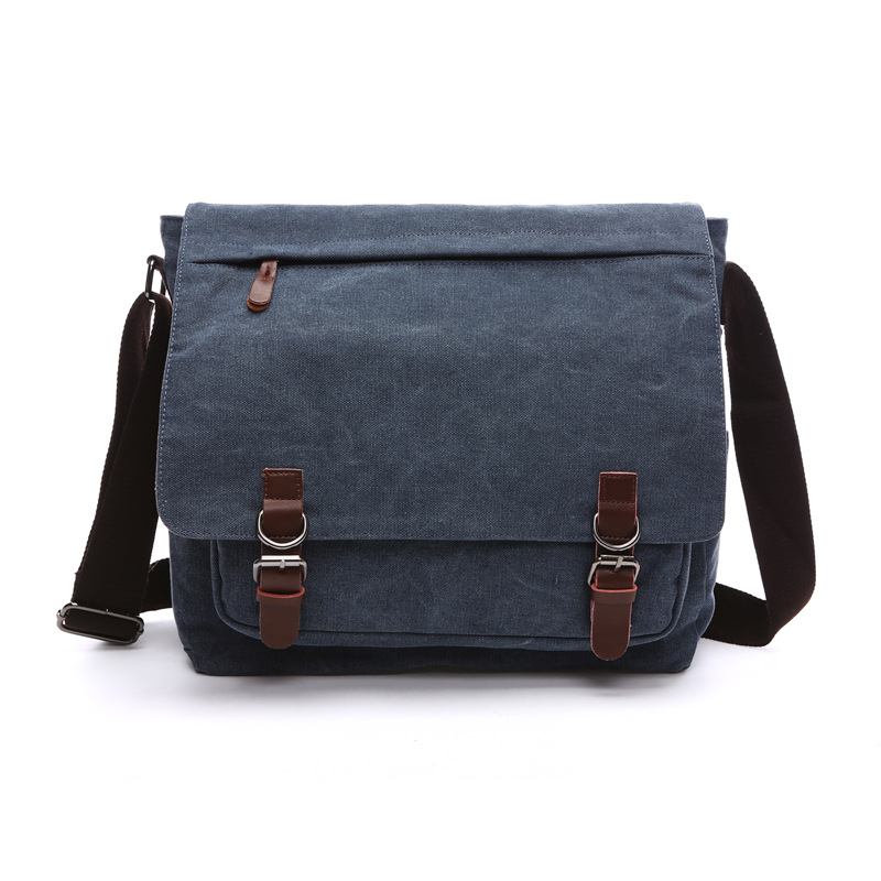 Τσάντα Messenger Shoulder Bag Wild Canvas Bag Practical Business Computer Cag Κορεατική Street Fashion Style