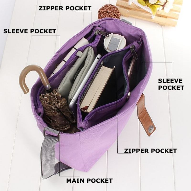 Τσάντα Ώμου Canvas Casual Capacity Bag Storage Bag Τσάντες Χιαστί