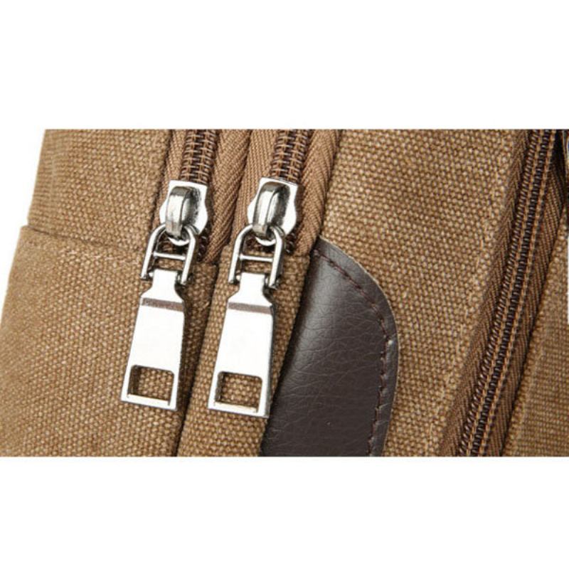 Τσάντα Ώμου Canvas Leisure Multifunction Για Άνδρες