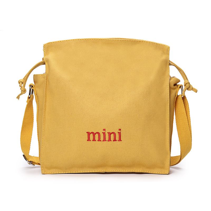 Τσάντα Ώμου Με Γυναικεία Καμβά Casual Character Bucket Bag