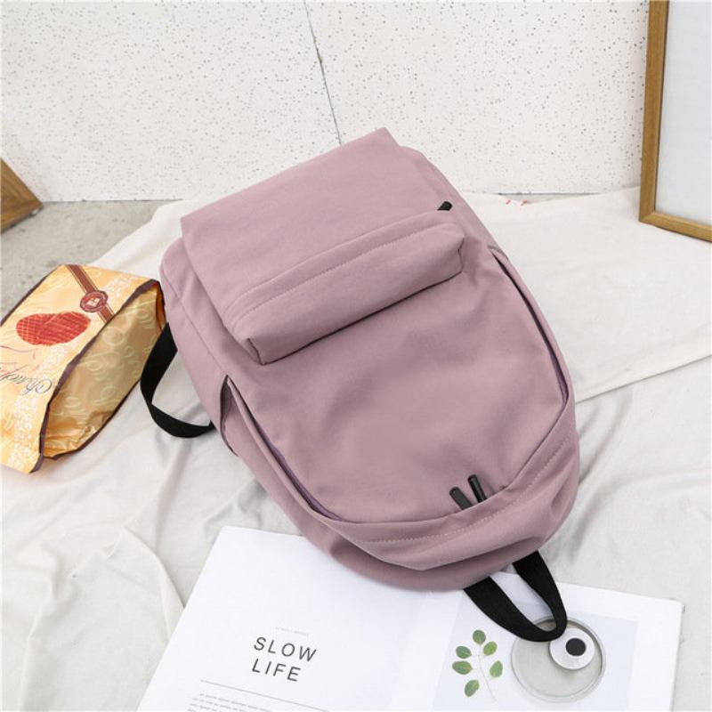 Τσάντα Πλάτης Γυναικεία Tide College Wind Canvas Student Γυμνασίου Ανδρική Ταξιδιού Από Αδιάβροχο Καμβά