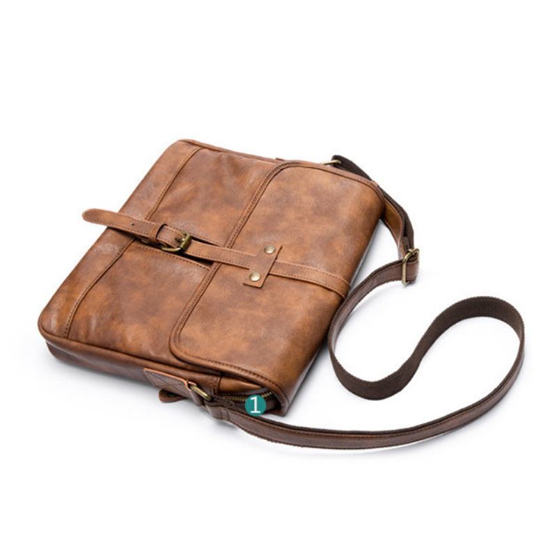 Vintage Casual Messenger Τσάντα Ώμου Χιαστί Για Άνδρες
