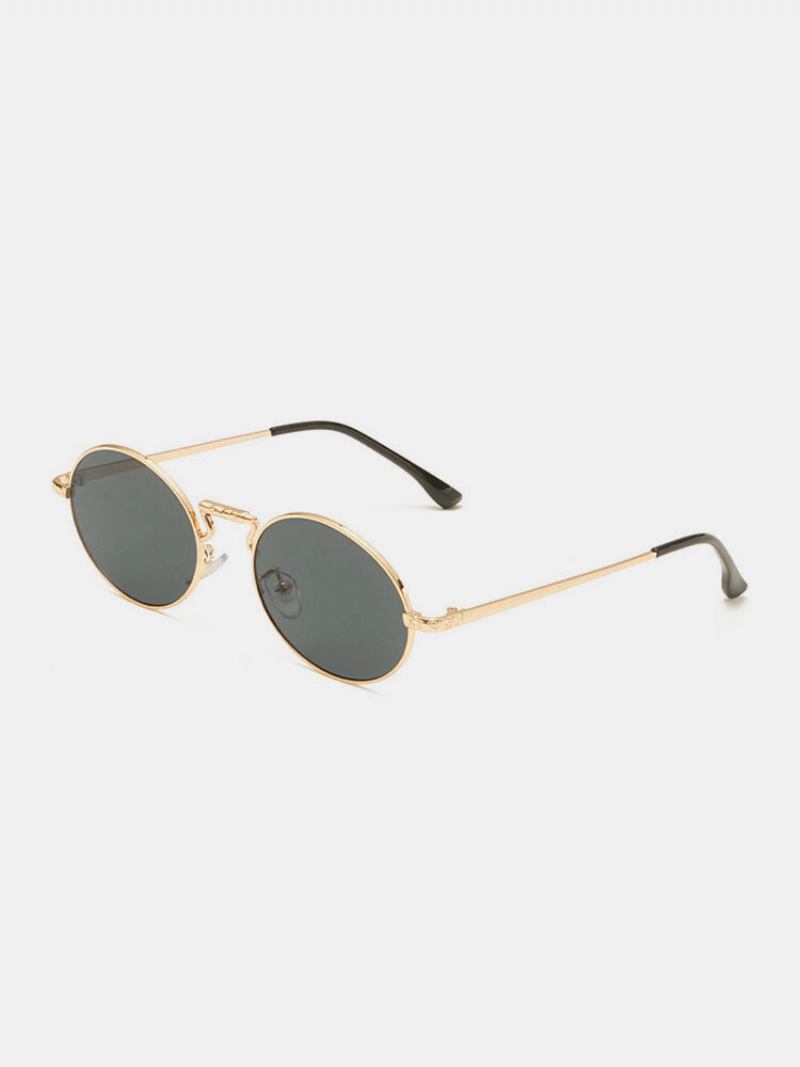 Γυαλιά Ηλίου Jassy Unisex Vintage Outdoor Personality Μεταλλικό Οβάλ Σκελετός Απόχρωση Προστασίας Uv