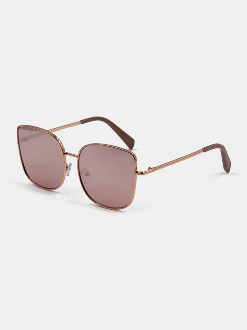 Γυαλιά Ηλίου Unisex Fashion Metal Square Full Frame Στενού Χείλους Προστασίας Uv