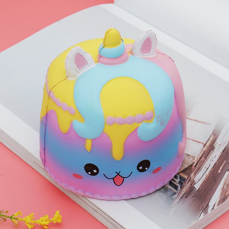 Kawaii Crown Cake Squishy Cute Soft Solw Rising Toy Cartoon Συλλογή Δώρων Με Συσκευασία