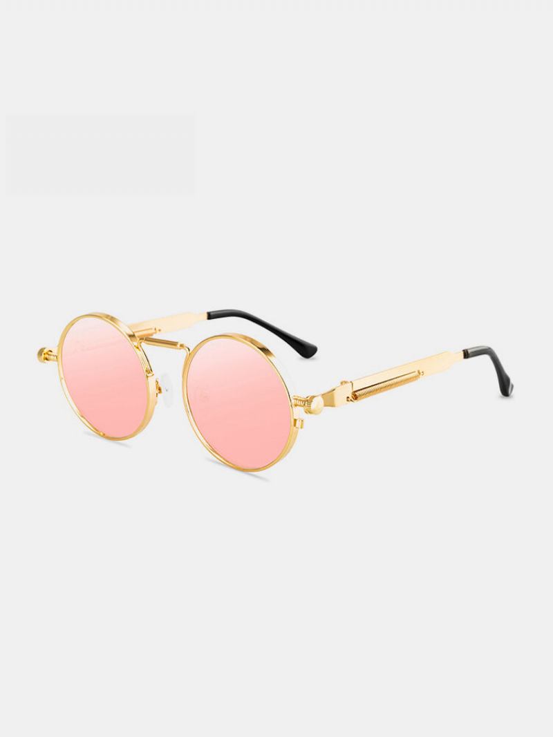 Μοντέρνα Avant-garde Γυαλιά Ηλίου Unisex Metal Full Round Frame Protection Uv