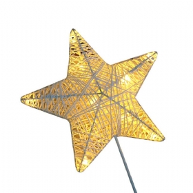 Νυχτερινό Φωτιστικό Led Star Heart Διακοσμητικό Επιτραπέζιο Δωματίου Μοντελοποίησης Χριστουγεννιάτικο Ζεστό Λευκό