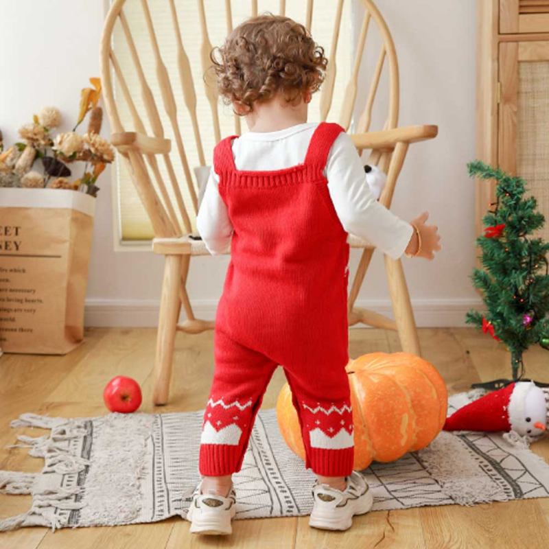 Παιδικό Πουλόβερ Giraffe Jumpsuit Για Τα Χριστούγεννα Πρωτοχρονιά Φθινοπωρινό Και Χειμερινό Baby Creeper Cartoon Sling Για Αγόρια Και Κορίτσια