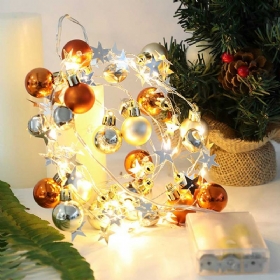 Χριστουγεννιάτικα Φωτάκια Με Κορδόνια Usb Ή Με Μπαταρία Led Fairy Lights Με Ip54 Αδιάβροχα Για Χριστουγεννιάτικη Πρωτοχρονιάτικη Διακόσμηση Εσωτερικών Εξωτερικών Χώρων Ζεστό Λευκό